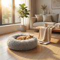 Fluffy Round Pet Bed